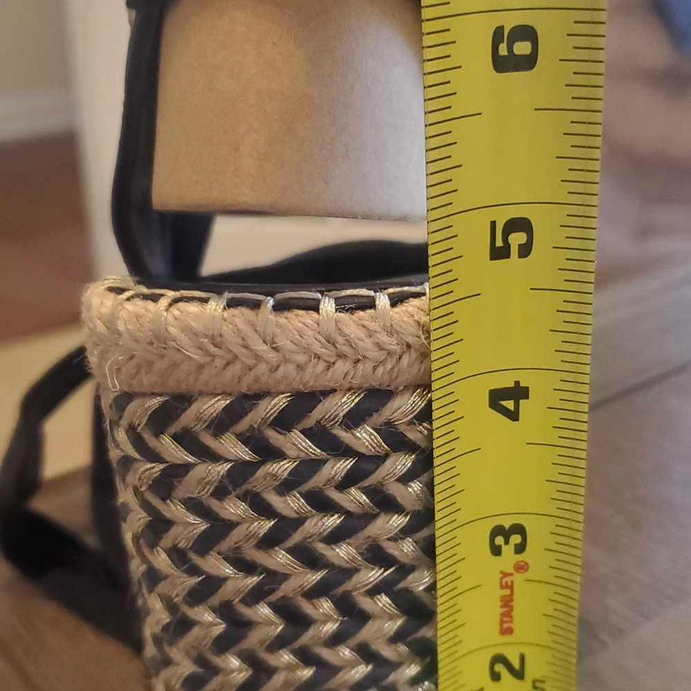 Vince Camuto Wedge Espadrille Sandals Size 9.5 - Picture 7 of 8